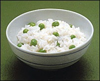 Green pea rice