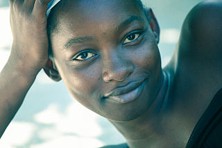 A Haitian woman