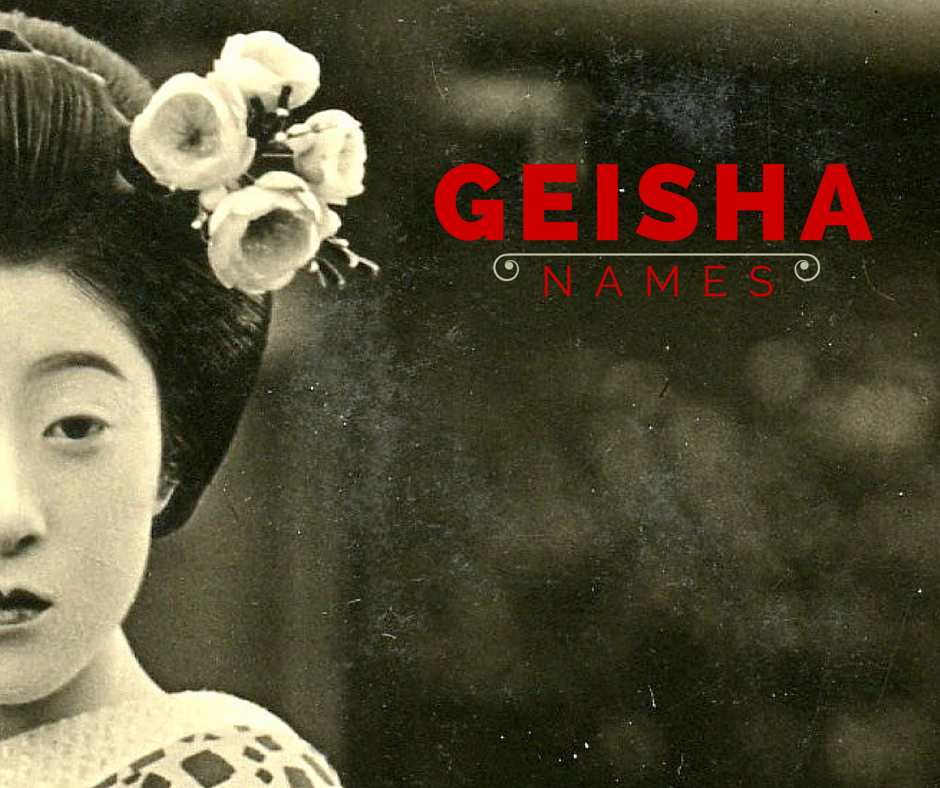 Geisha names