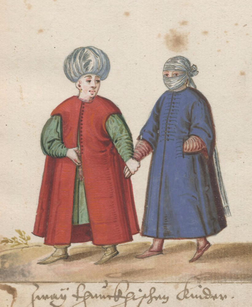 A man and a woman together – Ottoman Turkish Garment Database