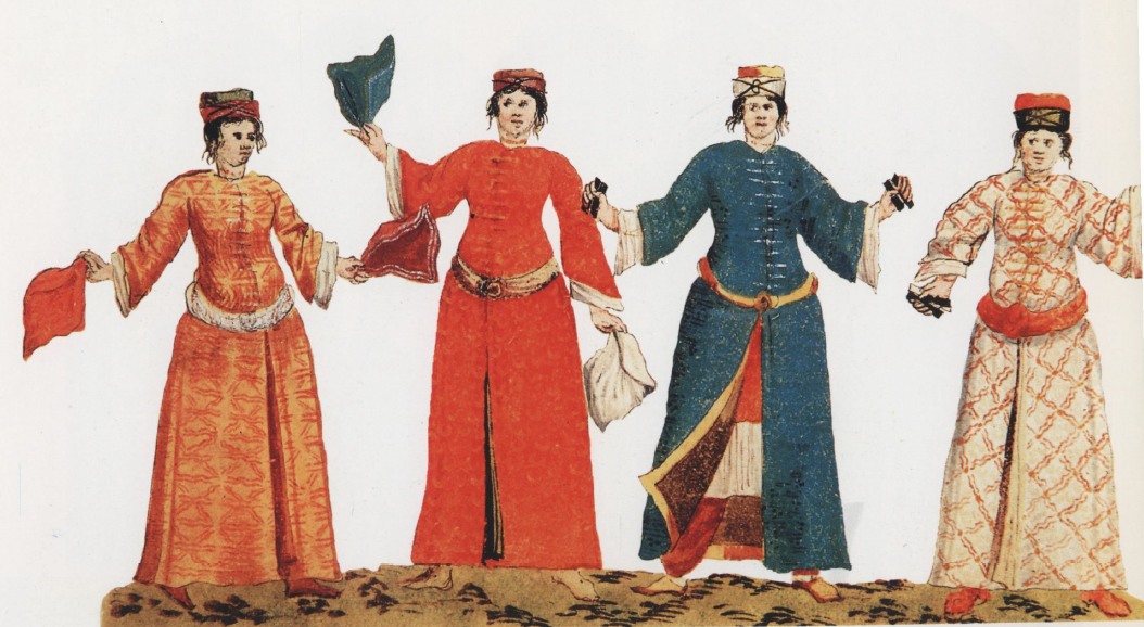 Dancing women – Ottoman Turkish Garment Database